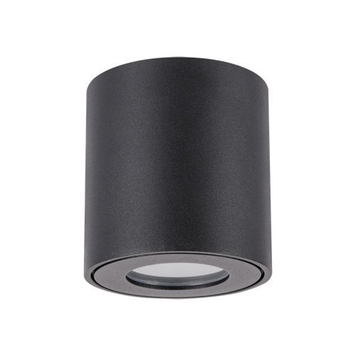 Oprawa sufitowa hermetyczna ZORBA DWL GU10 BLACK IP54 czarny Struhm 03955