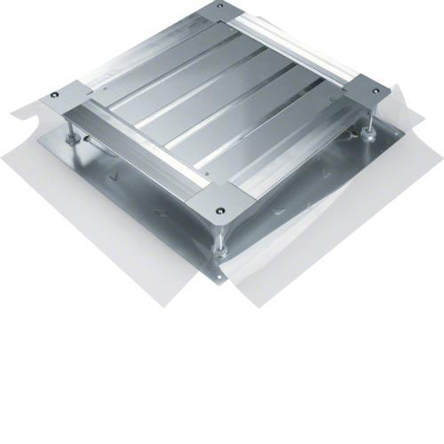 Uniwersalna puszka podłogowa na płycie rozmiar 3 215-265mm stal tehalit.UK  Hager