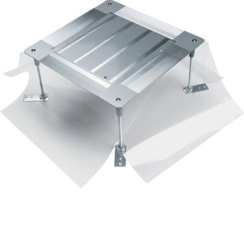 Uniwersalna puszka podłogowa na nóżkach rozmiar 2 215-265mm stal tehalit.UK Hager