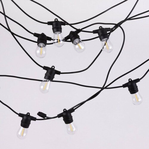 Solarna Girlanda LED 10m +10 x G45 E27 0.3W 2700K
