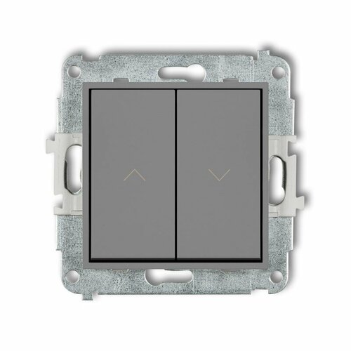 Mechanizm <span class="keyword" >łącznik</span>a zwiernego żaluzjowego szary mat ICON 27IWP-8