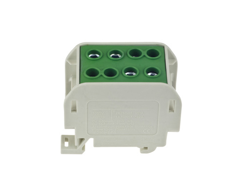 ZŁĄCZKA SZYNOWA JEDNOPOLOWA ZGX 1x70/2x50 MM2 ZIELONA (Al/Cu)-INCOBEX