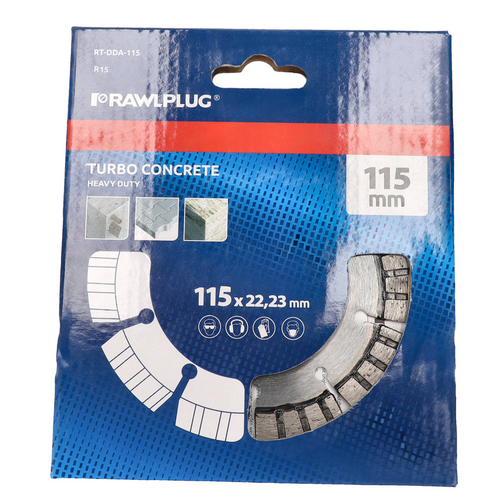 Tarcza diamentowa do cięcia betonu zbrojonego 115x22,23mm