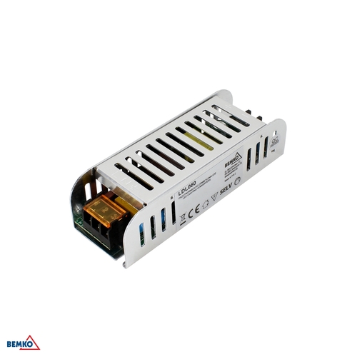 Zasilacz elektroniczny LED 24V 60W Bemko