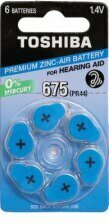 Bateria Zinc-Air SPECIAL PR536  Blister 6 szt. (ZA10) TOSHIBA