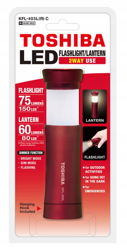 Latarka 2-way LED KFL-403L(R) C BP TOSHIBA