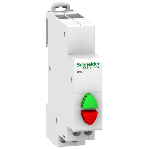 Przycisk podwójny (z samopowrotem) Acti9 iPB-20-11-2-G/R 20A 1NO/1NC szary/czerwony Schneider Electric A9E18034