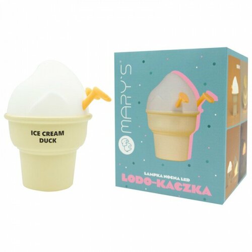 Lampka nocna MARY'S LED Lodo-kaczka 1W biało, żółta MW20543 Eco Light