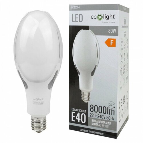 Żarówka Rocket E40 80W 4000K 8000lm EC20504 Eco Light