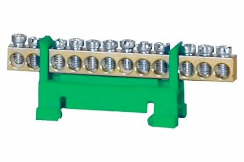 Listwa ochronna 12-mod. NISKA 12x16mm2 zielona F-elektro