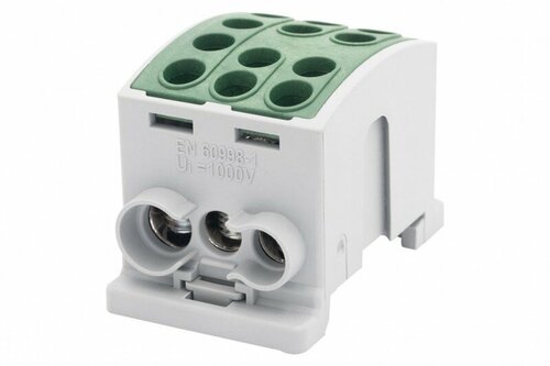 Zacisk HLK 125A-3 (1x35,2x25 / 1x35,2x25)-zielony F-elektro