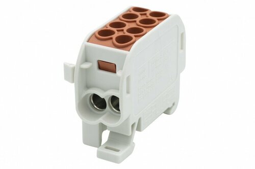 Zacisk HLS 100A-2 (1x25,1x16 / 1x25,1x16)-brąz F-elektro
