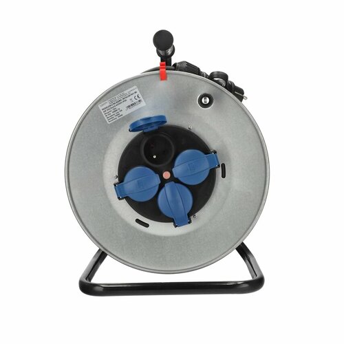 Przedłużacz na bębnie metalowym fi 290 4x230V OW 3x2,5 /15m/