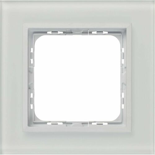 Ramka pojedyncza Białe Szkło Szronione 4mm - R-1RGC/78/00 Sonata Prestige