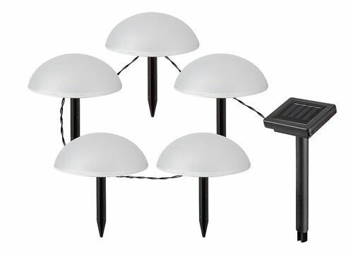 Lampa solarna Treppio 1W IP44 2lm 4000K LED czarny Rabalux 77008