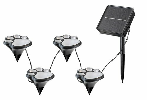 Lampa solarna Wigry 0,06W IP44 3lm 3000K LED czarny Rabalux 77001