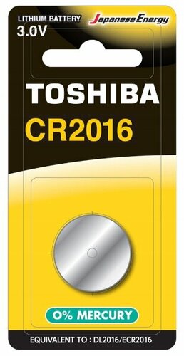 Bateria litowa CR2016 3V TOSHIBA SPECIAL BLISTER - 1 sztuka