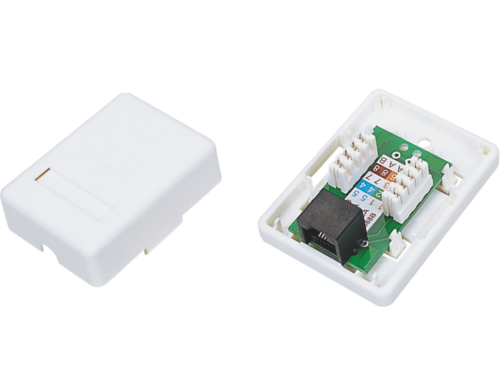 Gniazdo natynkowe UTP kat.6 1xRJ45 ALANTEC