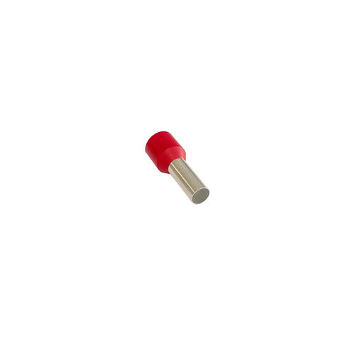 Tulejka izolowana 10x12 czerwona 00612 (opak. 100 szt.)