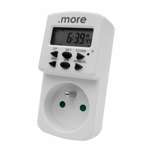 PROGRAMATOR CZASOWY TYGODNIOWY - ELEKTRONICZNY M20354 ECO LIGHT