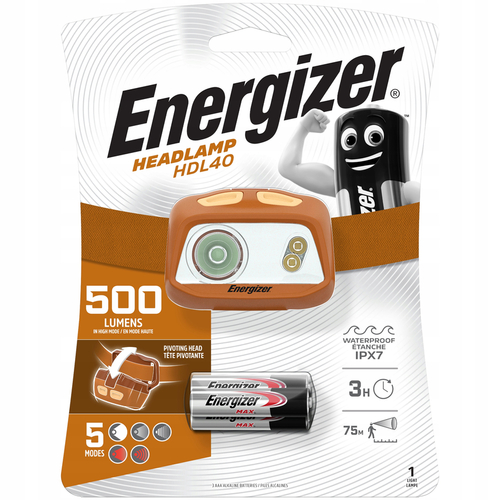 Latarka czołowa ENERGIZER HEADLIGHT HDL40 3xAAA 500lm