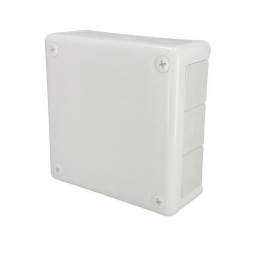 Puszka natynkowa 118x118x46 IP55 12 wlotów dławiki gumowe biała VP-51 EDO777929 EDO Technic