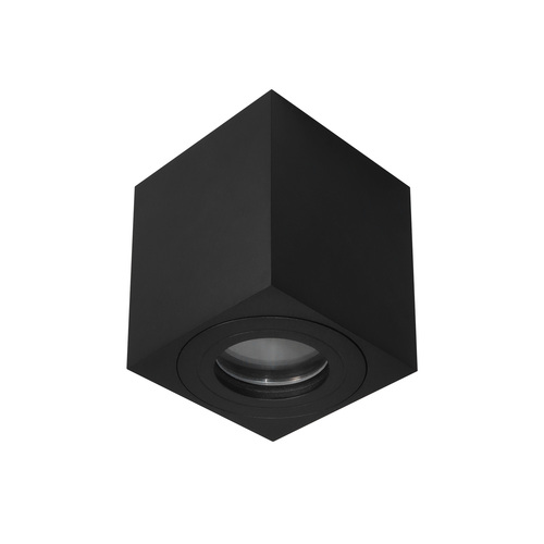 Hermetyczna oprawa sufitowa łazienkowa LARKS Black IP44 GU10 220-240V czarna EDO777862 <span class="keyword" >EDO Solutions</span>