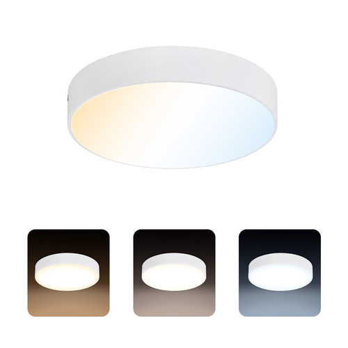 Plafon LED CATALINA 18W 1660lm 3CCT IP20 okrągły biały | HOROZ
