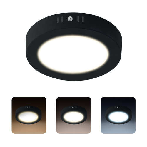 Plafon LED MILENA 36W 3600lm 3CCT IP20 okrągły czarny | HOROZ