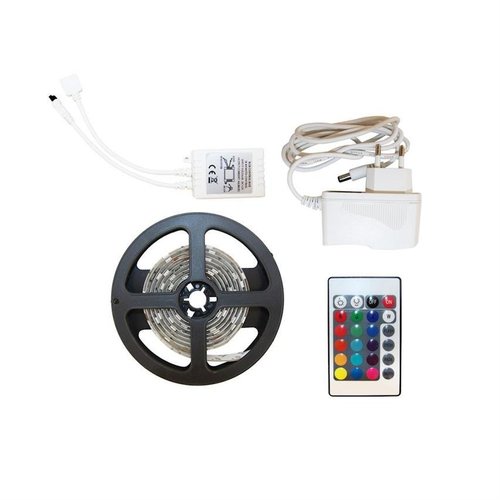 Zestaw LED RGB 3M ze sterownikiem i pilotem 230V 120° IP65 Milagro EKZ2857