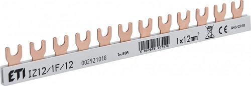 Szyna łączeniowa widełkowa 1F 80A 12mm² 002921018 ETI