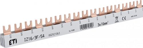 Szyna łączeniowa widełkowa 3F 100A 16mm² 002921063 ETI