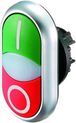 Napęd przycisku podwójny zielony/czerwony /O-I/ z podświetleniem z samopowrotem M22-DDL-GR-X1/X0 216700