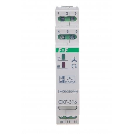 Czujnik kolejności i zaniku fazy 1xNO/NC CKF-316 TRMS F&F