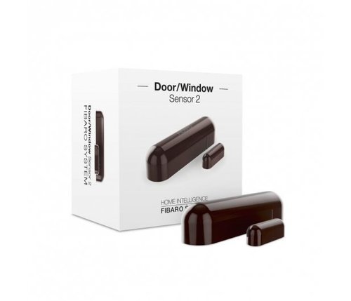 Czujnik Zbliżeniowy i Temperatury do okien i drzwi brązowy Fibaro Door Window Sensor 2, FGDW-002-7 ZW5 Fibaro