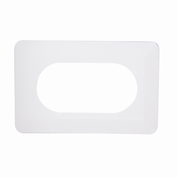 Osłonka ściany podwójna pod włącznik, kontakt OSX-220 biała