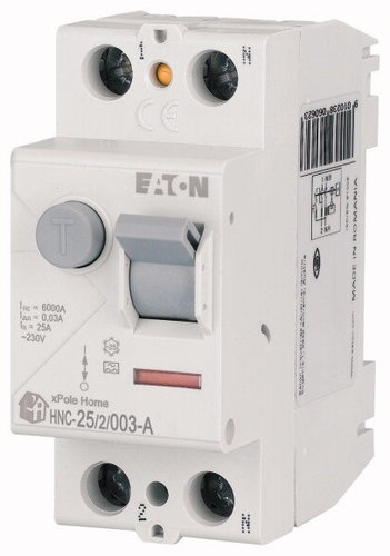 Wyłącznik różnicowoprądowy 2P 25A 0,03A typ A xPole Home HNC-25/2/003-A 194684 Eaton