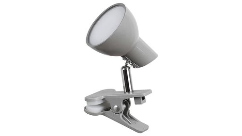 Lampka biurkowa z klipsem NOAH LED 5W 3000K 360lm popielaty Rabalux 1480