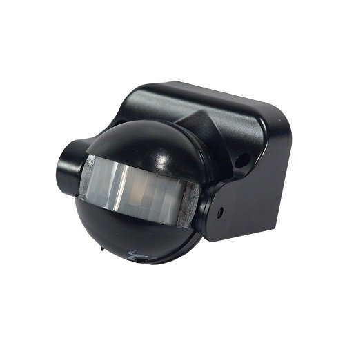 Czujnik ruchu PIR 1200W 180° czarny IP44 Bemko