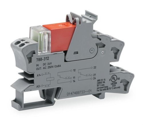 Przekaźnik interfejsowy 2P 16A 24V DC RT-2 AgNi 788-312 WAGO