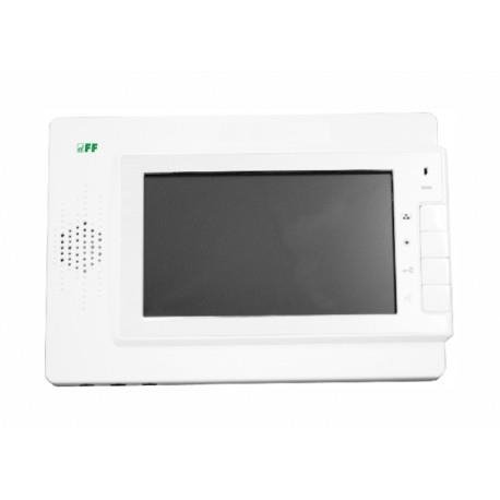 Monitor 7", ruchome przyciski biały MK-04W F&F