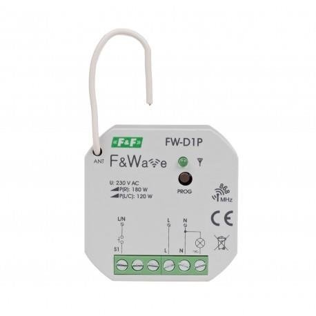 Ściemniacz uniwersalny 180W 230V do puszki  FW-D1P F&F