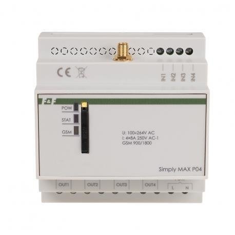 Sterownik GSM SIMply czterokanałowy MAX P04 F&F