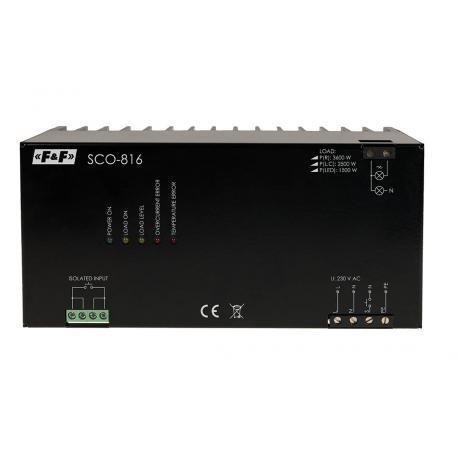 Ściemniacz oświetlenia do odbiorników dużej mocy 230V SCO-816 F&F