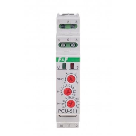 Przekaźnik czasowy 8A NO/NC 230V AC / 24V AC/DC PCU-511DUO F&F