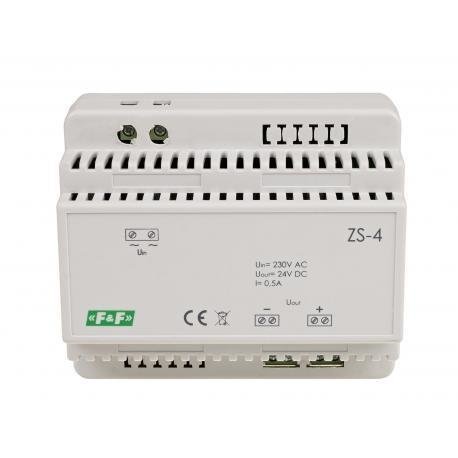 Zasilacz transformatorowy 12W 0,5A 24V ZS-4 F&F