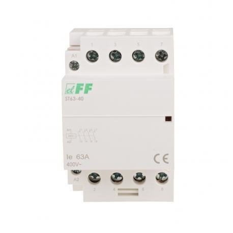 Stycznik modułowy 63A 4×NO 230V AC ST63-40 F&F