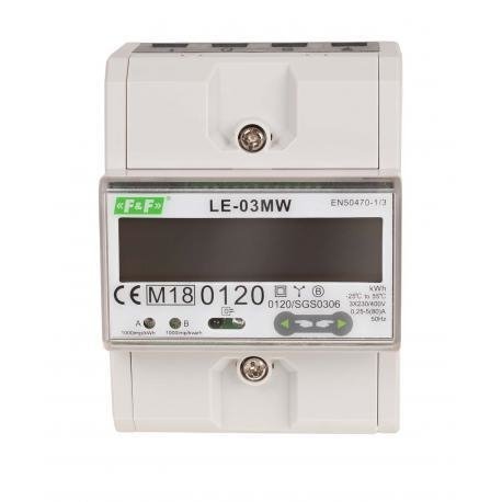 Licznik zużycia energii 3-fazowy LE-03MW F&F