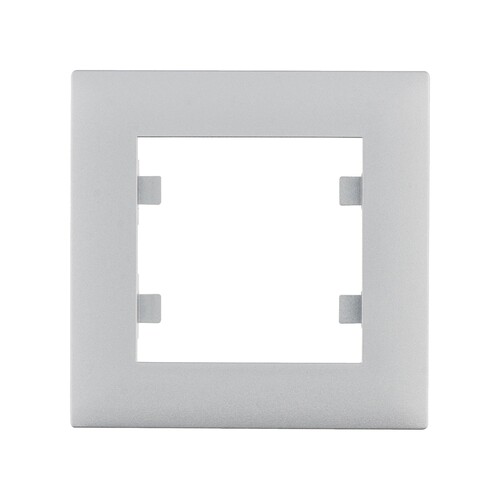 intense Ramka 1-krotna, srebrny WL5512 Lumina Hager