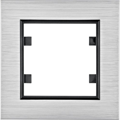 passion Ramka 1-krotna, aluminium srebrne WL9012 Lumina Hager